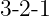 3-2-1
