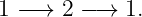 1 − → 2 − → 1.
