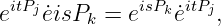 eitPj ˙eisPk = eisPk ˙eitPj,
