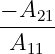 −-A21-
 A
   11