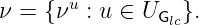 ν = {νu : u ∈ UGlc}.
