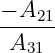 −-A21-
 A31