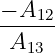 − A
---12-
 A13