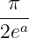  π
--a-
2e