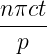 nπct
-----
 p
