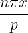 nπx
----
 p