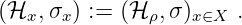 (ℋ  ,σ ) := (ℋ ,σ )    .
   x  x       ρ   x∈X
