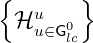 {       }
 ℋuu∈G0
      lc