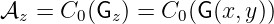 𝒜z = C0 (Gz) = C0(G (x,y))