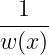--1--
w (x)