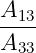 A13-
A33