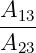 A13-
A23