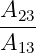A23-
A13