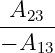 -A23--
− A13