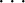 ⋅⋅⋅